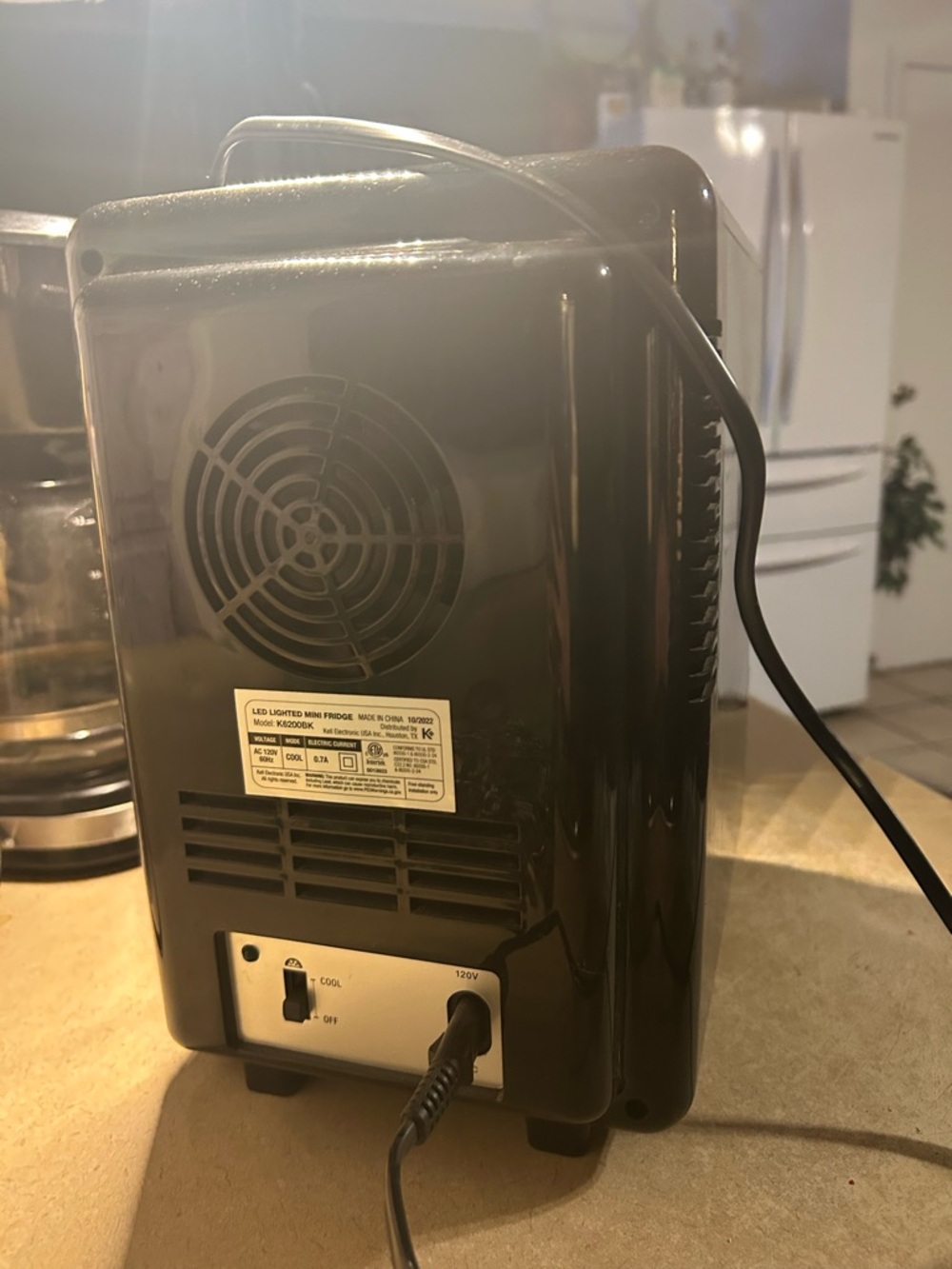 Mini “makeup” fridge